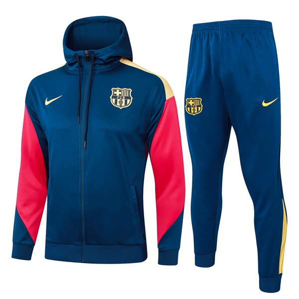 Chandal Con Capucha Barcelona 2024/25 Azul 5